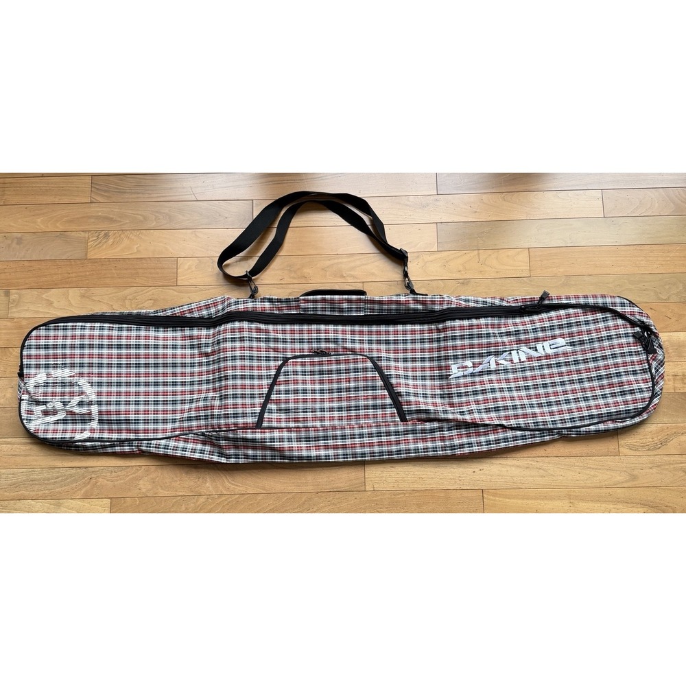 DAKINE Snowboard Bag Plaid Travel Full Zip Padded Carry Strap